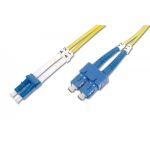 DIGITUS FO patch cord, duplex, LC to SC SM OS2 09/125 µ, 10 m (DK-2932-10)