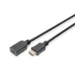 DIGITUS HDMI High Speed extension cable, type A St/Bu, 2.0m, m/Ethernet, UHD@30Hz, gold, bl (AK-330201-020-S)