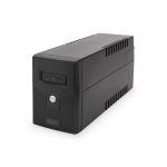 DIGITUS Line-Interactive UPS, 600VA/360W 12V/7Ah x1 battery,2x CEE 7/7 outlet,RJ-11,LED (DN-170063)