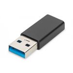 DIGITUS USB Type-C adapter, type A to C M/F, 3A, 5GB, 3.0 Version, bl (AK-300524-000-S)