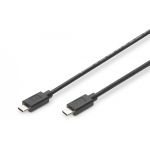 DIGITUS USB Type-C connection cable, type C M/M, 1.0m, 3A, 480MB, 2.0 Version, bl (AK-300155-010-S)