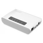 DIGITUS Wireless 300N Multifunction Network Server 2-port, USB2.0, Network USB Hub, Print Server (DN-13024)
