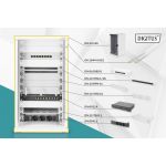 DIGITUS 10 inch network bundle, including 12U cabinet, grey and various components (DN-10-SET-3)