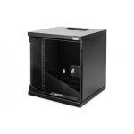 DIGITUS 254 mm (10') 6U wall mounting cabinet 330x312x300 mm, color black (RAL 9005) (DN-10-06U-B)
