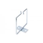 DIGITUS Cable management ring, steel, 80 x 80 mm front opening, central fixation (DN-97672)