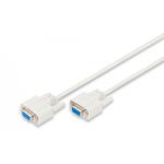 DIGITUS Datatransfer connection cable, D-Sub9 F/F, 2.0m, serial, molded, be (AK-610106-020-E)