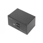 DIGITUS Desktop 2 Port HDMI KVM Switch 4k@30Hz, DualView (DS-12860)