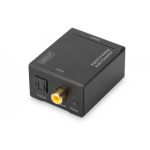 DIGITUS Digital to analog converte with metal housing Coaxial/Toslink to BNC (Cinch), 5V/1A power supply (DS-40133)