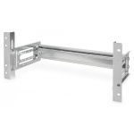 DIGITUS DIN rail holder, 4U, 178x483x223 mm, galvanized incl. din rail, variable depth and height (DN-19-DIN-4U)