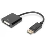 DIGITUS DisplayPort adapter cable, DP - DVI (24+5) M/F, 0.15m,w/interlock, DP 1.1a, bl (DB-340409-001-S)