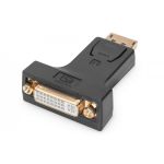 DIGITUS DisplayPort adapter, DP - DVI-I (24-5) M/F, w/interlock, bl (AK-340603-000-S)