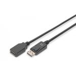 DIGITUS DisplayPort extension cable, DP M/F, 2.0m, w/interlock, DP 1.2 conform, bl (AK-340200-020-S)