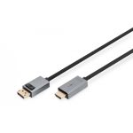 DIGITUS DP To  HDMI  Cable with LED 4K/30HZ, 1.8m Aluminum Housing ,Gold plated,  Support4K30HZ (DB-340202-018-S)
