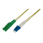DIGITUS FO patch cord, duplex, E2000 (APC) to LC (UPC) R+M, SM OS2 09/125 µ, 2 m (AL-9E2000LC-02I)
