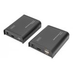 DIGITUS HDMI KVM Extender, 120 m, Full HD, 1080p over network cable (Cat 5, 5E, 6), (DS-55202)
