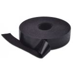 DIGITUS Hook and loop tape, 20 mm wide for structured cabling, 10 m roll, color black (DN-CT-10M-20)