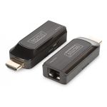 DIGITUS Mini HDMI Extender Set, Full HD, 1080p 50m, Cat6/6A/7, powered via Micro USB cable, bk (DS-55203)