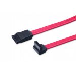 DIGITUS SATA connection cable, L-type F/F, 0.5m, 90ø l-angled - straight, SATAII/III, re (AK-400104-005-R)