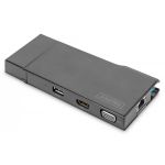 DIGITUS Universal Docking Station, USB 3.0, 7-Port, Travel 2x Video, 2x USB 3.0, RJ45, 2x Card Reader (DA-70894)