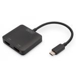 DIGITUS USB-C - 2x HDMI MST Video Hub DP 1.4, HDMI 2.0, 4K/60Hz (DS-45338)