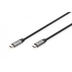 DIGITUS USB-C to USB-C, PD60W Gen1 USB3.0 Connectioncable 1m / 4K (DB-300220-010-S)