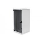 DIGITUS 254 mm (10') 12U wall mounting cabinet 592x312x300 mm, color grey (RAL 7035) (DN-10-12U)