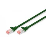 DIGITUS CAT 6 S-FTP patch cord, Cu, LSZH AWG 27/7, length 10 m, color green (DK-1644-100/G)