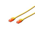 DIGITUS CAT 6, U-UTP patch cord, PVC AWG 26/10, length 10 m, color yellow (DK-1612-100/Y)