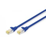 DIGITUS CAT 6A S-FTP patch cord, Cu, LSZH AWG 26/7, length 0.25 m, color blue (DK-1644-A-0025/B)