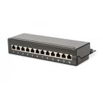 DIGITUS Desktop CAT 6A  Patch Panel, shielded Class EA, 12-port RJ45, 8P8C, LSA (DN-91612SD-EA)