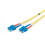 DIGITUS FO patch cord, duplex, SC to SC SM OS2 09/125 µ, 3 m (DK-2922-03)