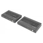 DIGITUS HDBaseT 3.0 KVM Extender Set, 100 m USB 2.0, PoC, RS232, IR, eARC/ARC, black (DS-55523)