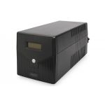 DIGITUS Line-Interactive UPS, 1000VA/600W 12V/7Ah x2 battery,4x CEE 7/7,USB,RS232,RJ45,LCD (DN-170074)