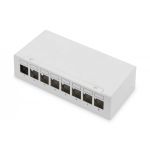 DIGITUS Modular Desktop Patch Panel, shielded 8-port, light grey (DN-93718)