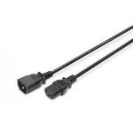 DIGITUS Power Cord extension cable, C14 - C13 M/F, 5.0m, H05VV-F3G 1.0qmm, sw (AK-440201-050-S)