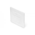 DIGITUS Wallplate for Keystone Jacks, German Type 80x80 frame, 50x50 central plate, design comp. (DN-93831)