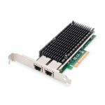 DIGITUS 10Gbps Dual Port Ethernet Server adapter PCIe X8, Intel X540 BT2 (DN-10163)