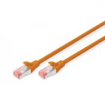 DIGITUS CAT 6 S-FTP patch cord, Cu, LSZH AWG 27/7, length 1 m, color orange (DK-1644-010/OR)