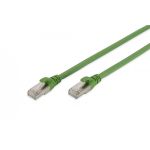 DIGITUS CAT 6A S-FTP patch cord, Cu, PUR AWG 26/7, 20.00 m, green, (similar to RAL 6018) (DK-1644-A-PUR-200)