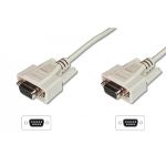 DIGITUS Datatransfer connection cable, D-Sub9 F/F, 3.0m, serial, molded, be (AK-610106-030-E)