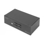 DIGITUS Desktop 4 Port HDMI KVM Switch 4k@30Hz, DualView (DS-12883)