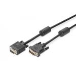 DIGITUS DVI adapter cable, DVI(24+5) - HD15, 2x ferrit M/M, 2.0m, DVI-I Dual Link, bl (AK-320300-020-S)