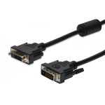 DIGITUS DVI extension cable, DVI(24+1), 2x ferrit M/F, 2.0m, DVI-D Dual Link, bl (AK-320200-020-S)