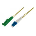 DIGITUS FO patch cord, duplex, E2000 (APC) to LC (UPC) R+M, SM OS2 09/125 µ, 10 m (AL-9E2000LC-10I)