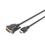 DIGITUS HDMI adapter cable, type A-DVI(18+1) M/M, 3.0m, Full HD, (DB-330300-030-S)