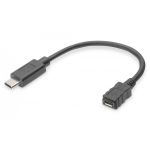DIGITUS USB Type-C Adapter Cable, Type-C to micro B (AK-300316-001-S)