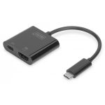 DIGITUS USB Type C to HDMI Adapter, 4K/60Hz + USB C (PD), black (DA-70856)