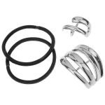 Set 4 Accesorii pentru Prinderea Parului - Lucy Style 2000 Lady1020 Silver, 1 set