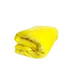 Patura Coccolino moale si pufoasa pentru 2 persoane, 200X230 cm, Galben