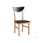 Scaun living/bucatarie Leonix 2, sonoma/negru, 40x43x90 cm, UnicSpot